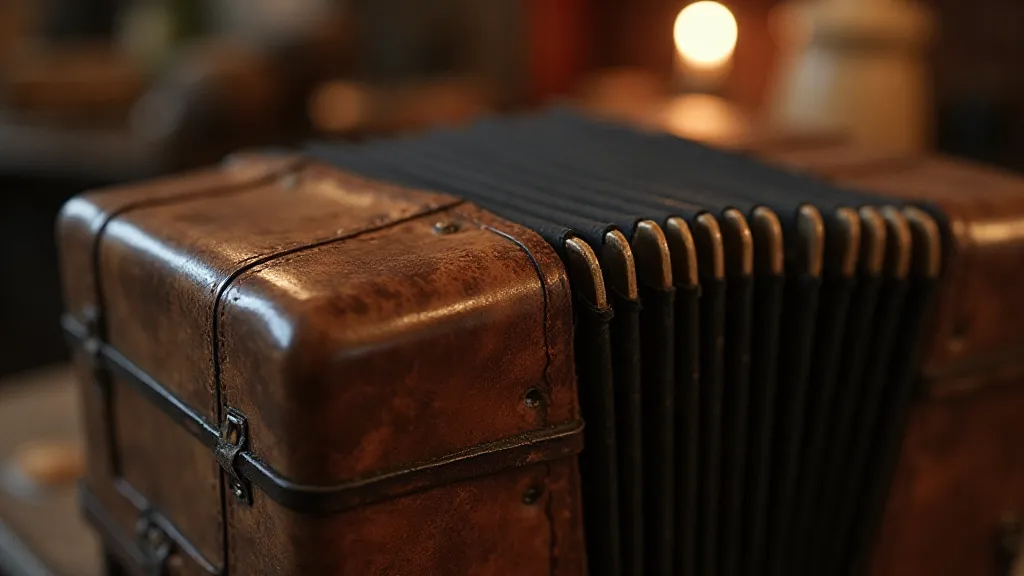 Vintage accordion bellows