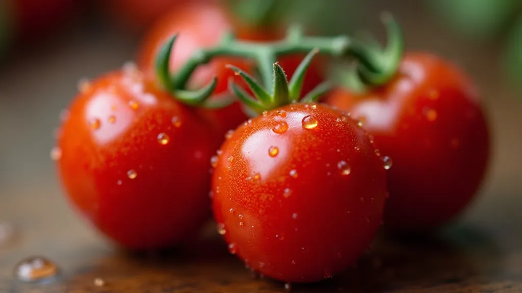 Ripe heirloom tomato